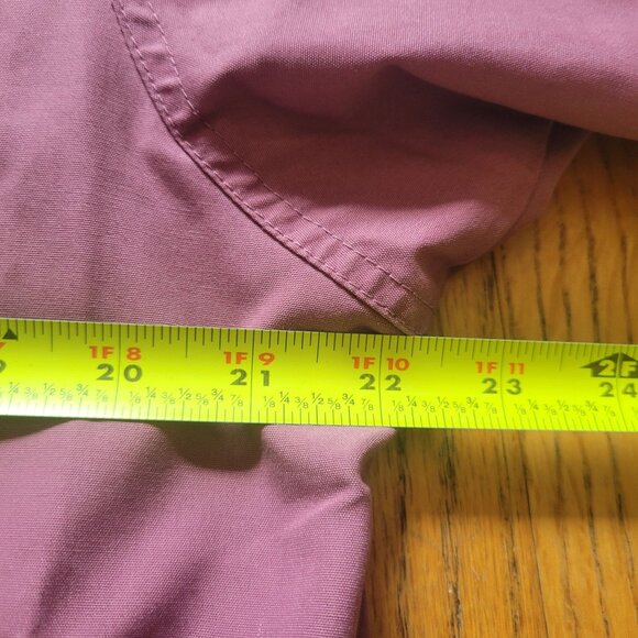 London Fog Women's Jacket Size 8 Reg Mauve Full Button Front With Pockets & Coll - Picture 6 of 6